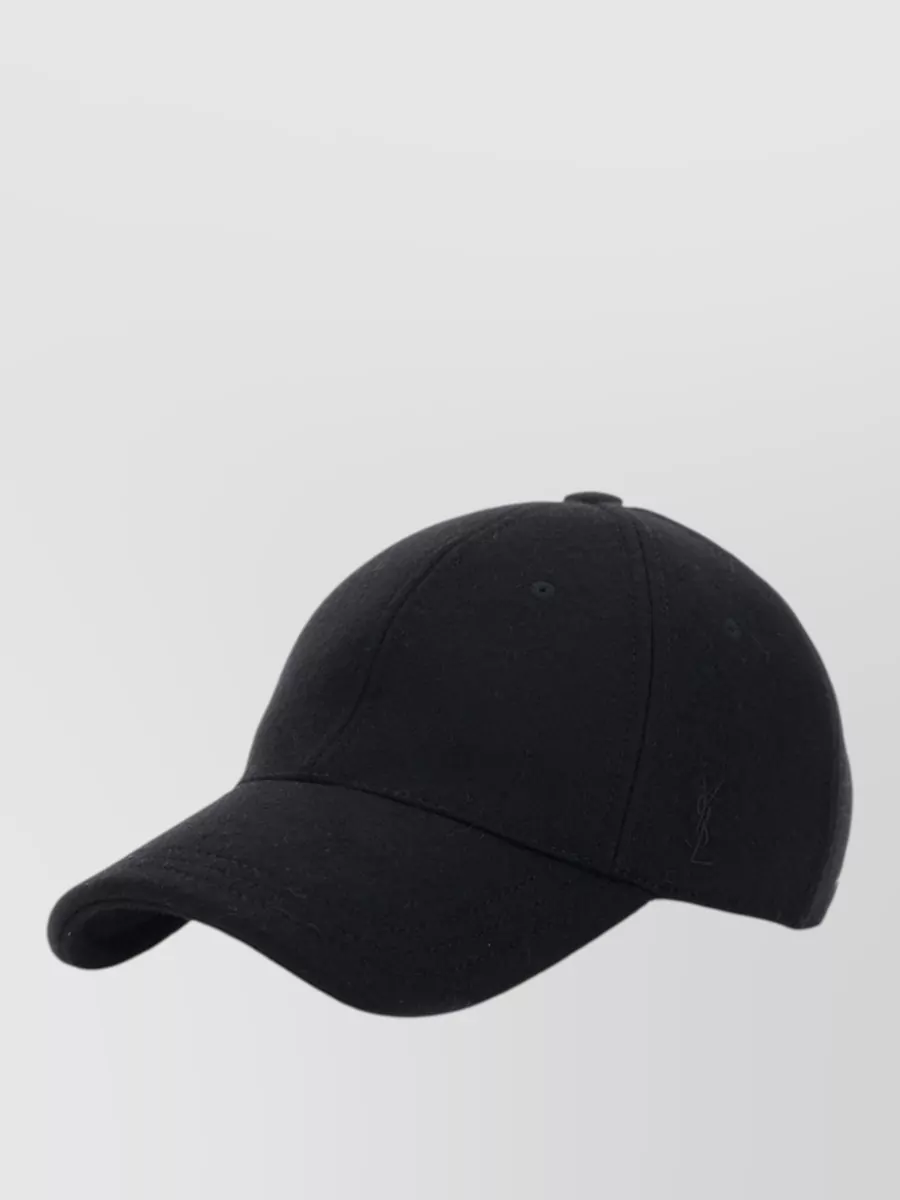 Saint Laurent wool logo cap