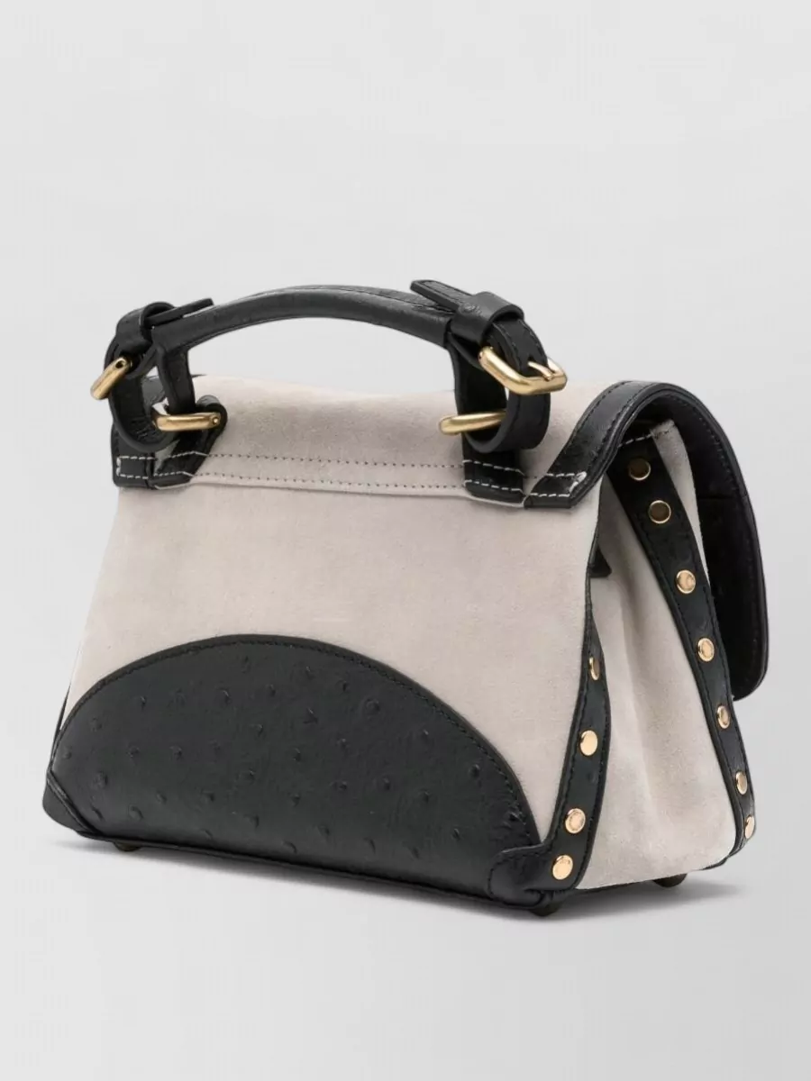 Zanellato Stud-Embellished Mini Bag