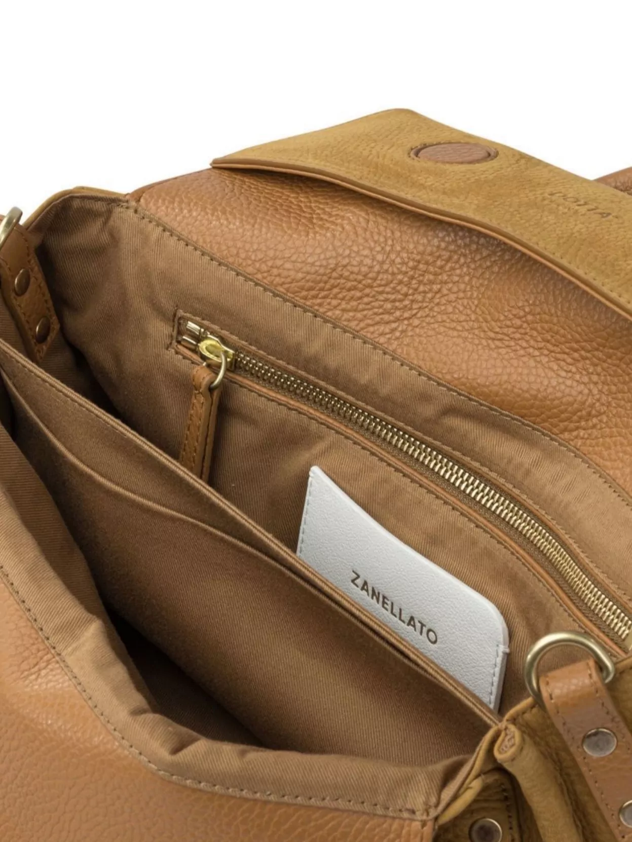 Zanellato Dotta Jones Shoulder Bag With Adjustable Strap