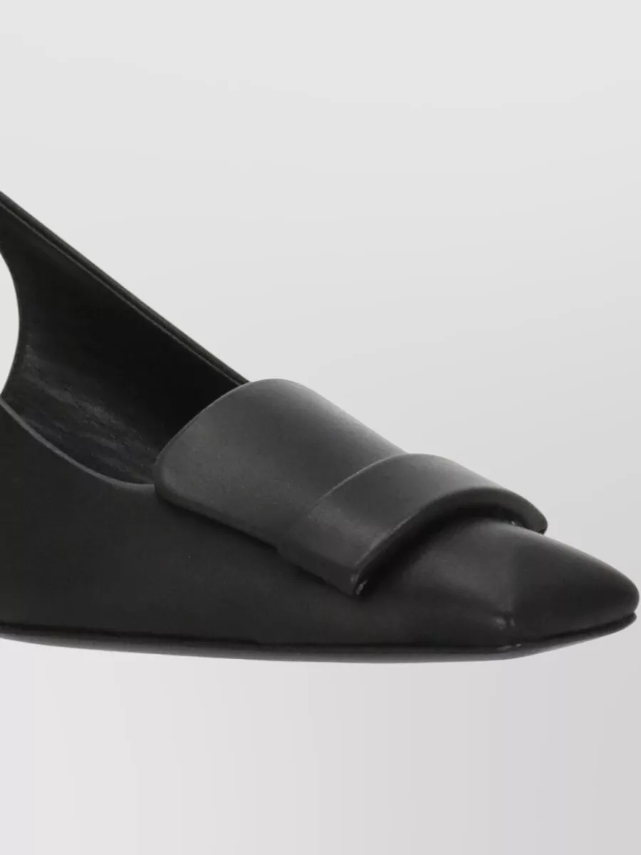 Sergio Rossi Leather Slingback Pumps