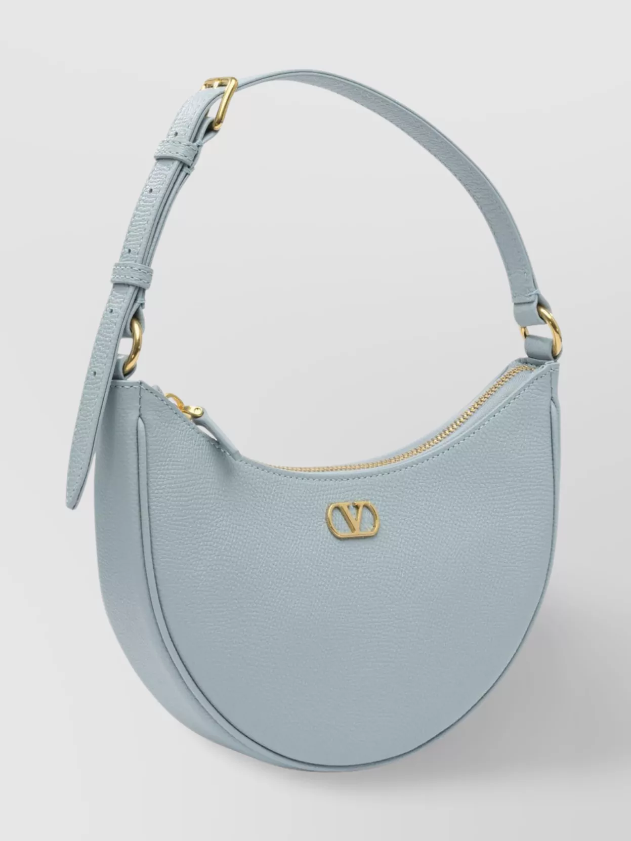 Valentino Shoulder Bags With Adjustable Strap And Gold-tone Hardware In Blue