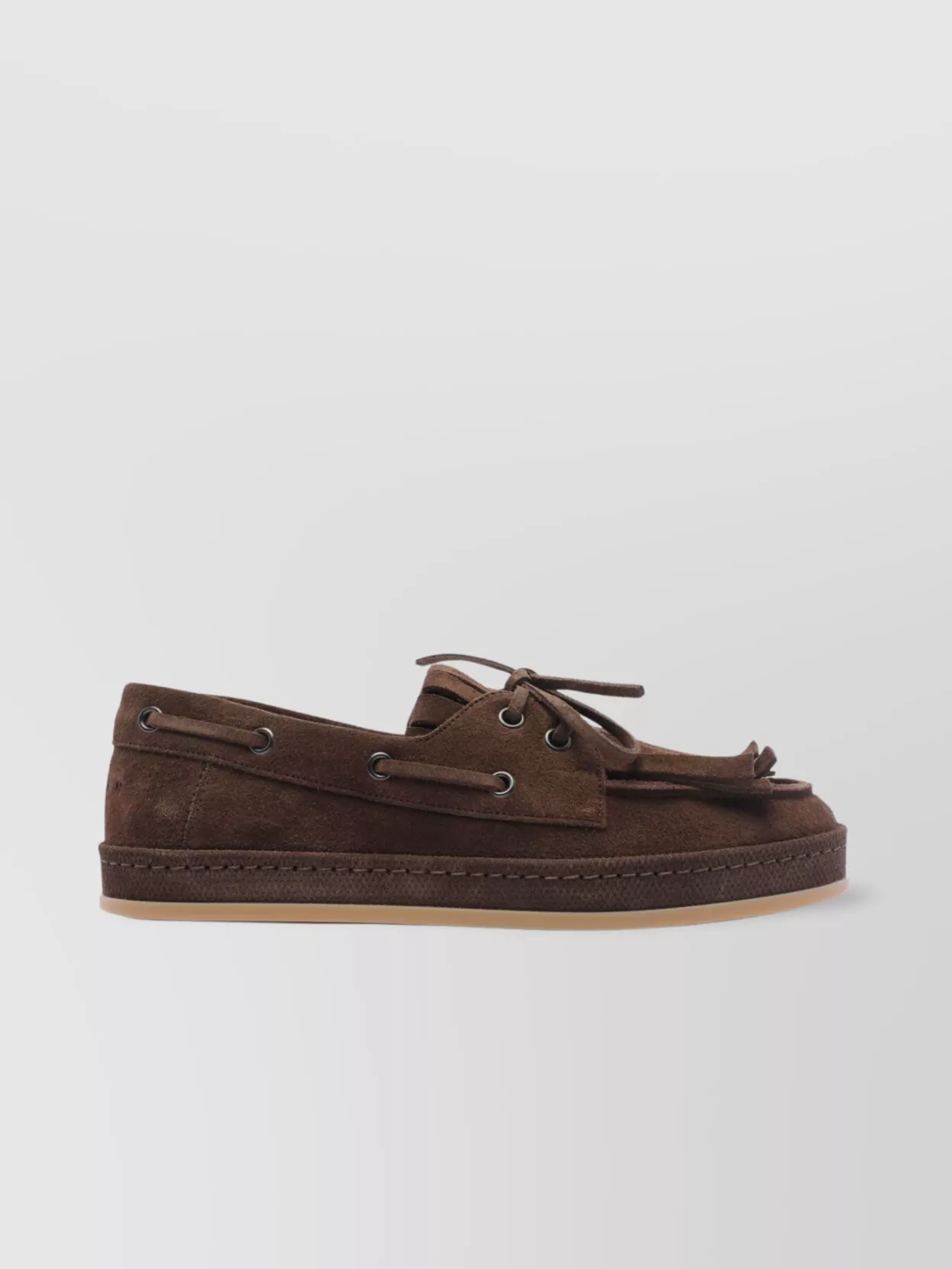 Hogan Eyelet And Fringe Detail Loafers