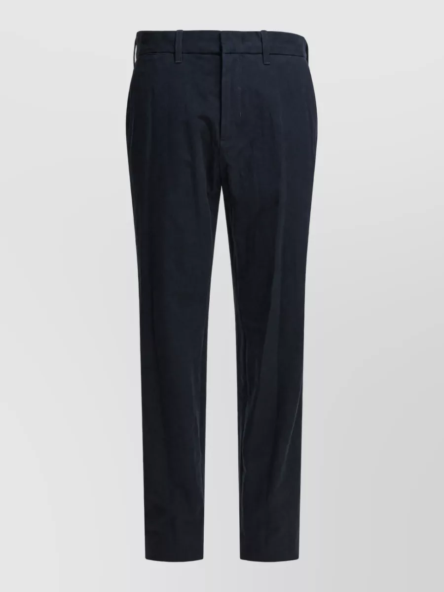 Vince cotton straight-leg trousers