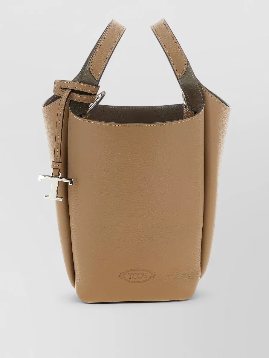 Tod's t timeless mini leather bucket bag