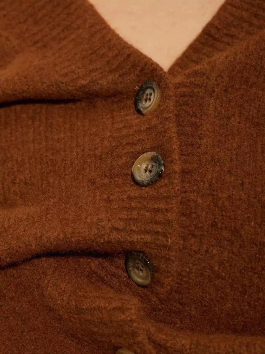 Diesel Wool V-Neck Knitted Dress
