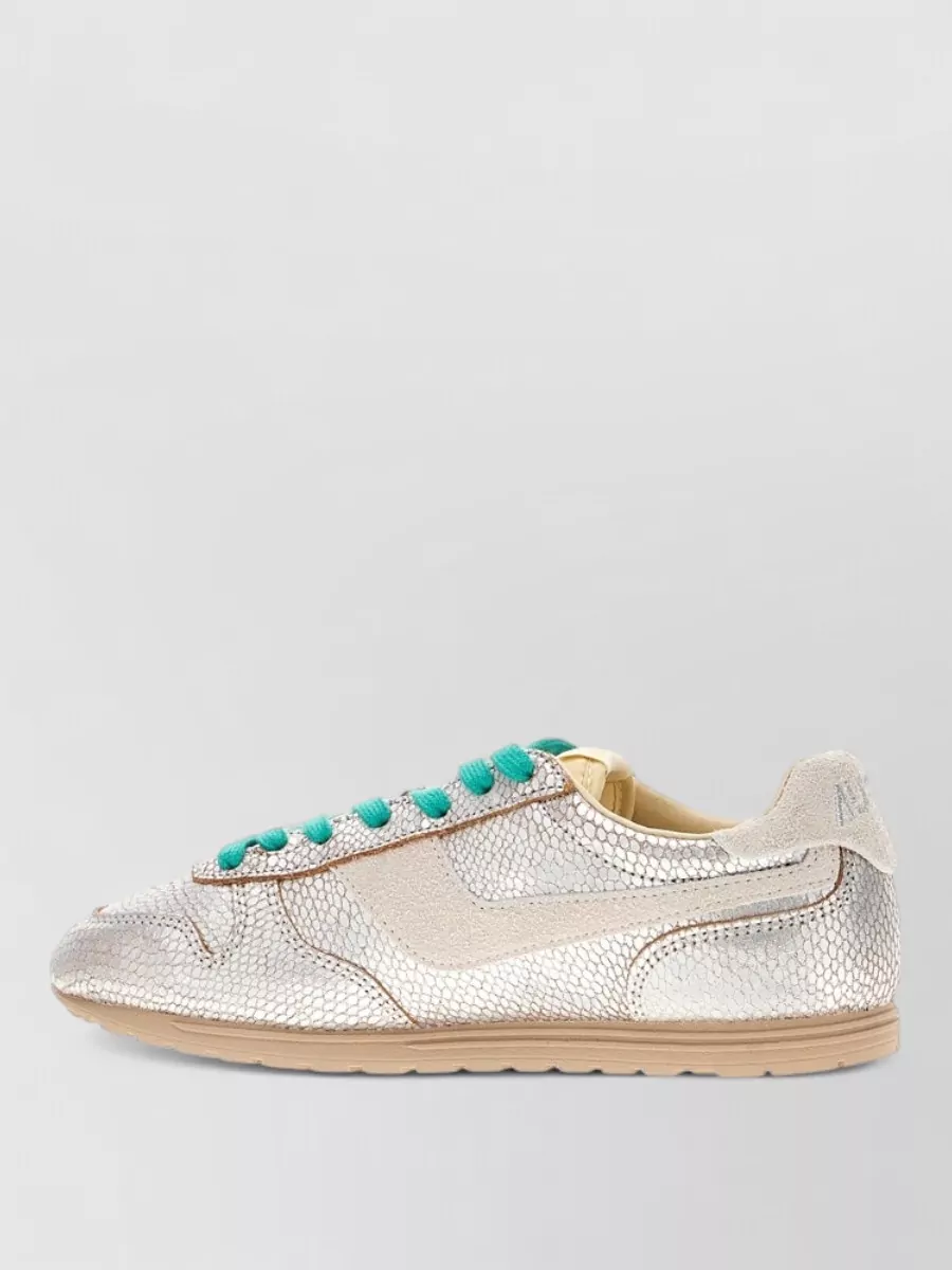 Autry Leather Windspin Low Lace-Up Sneakers