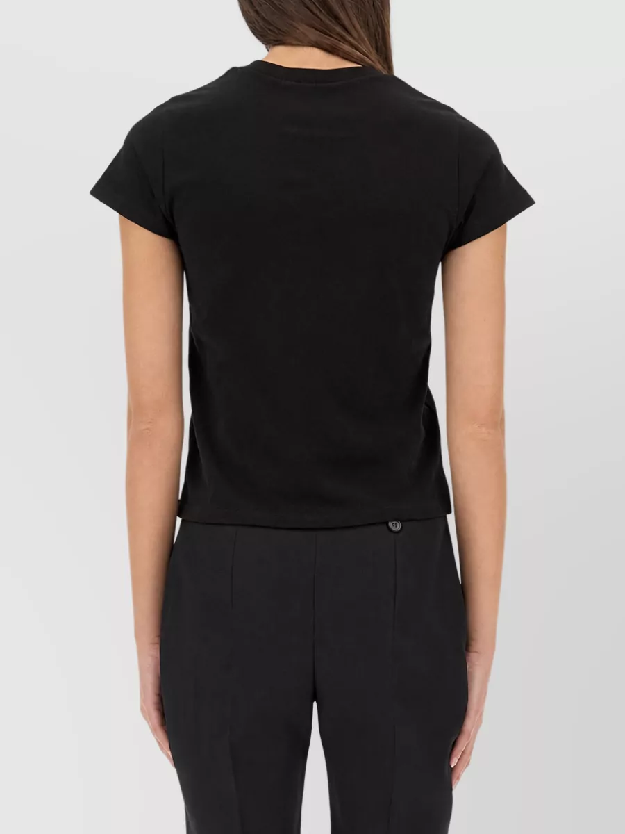 Alexander Mcqueen Cotton Skull Embroidered T-Shirt