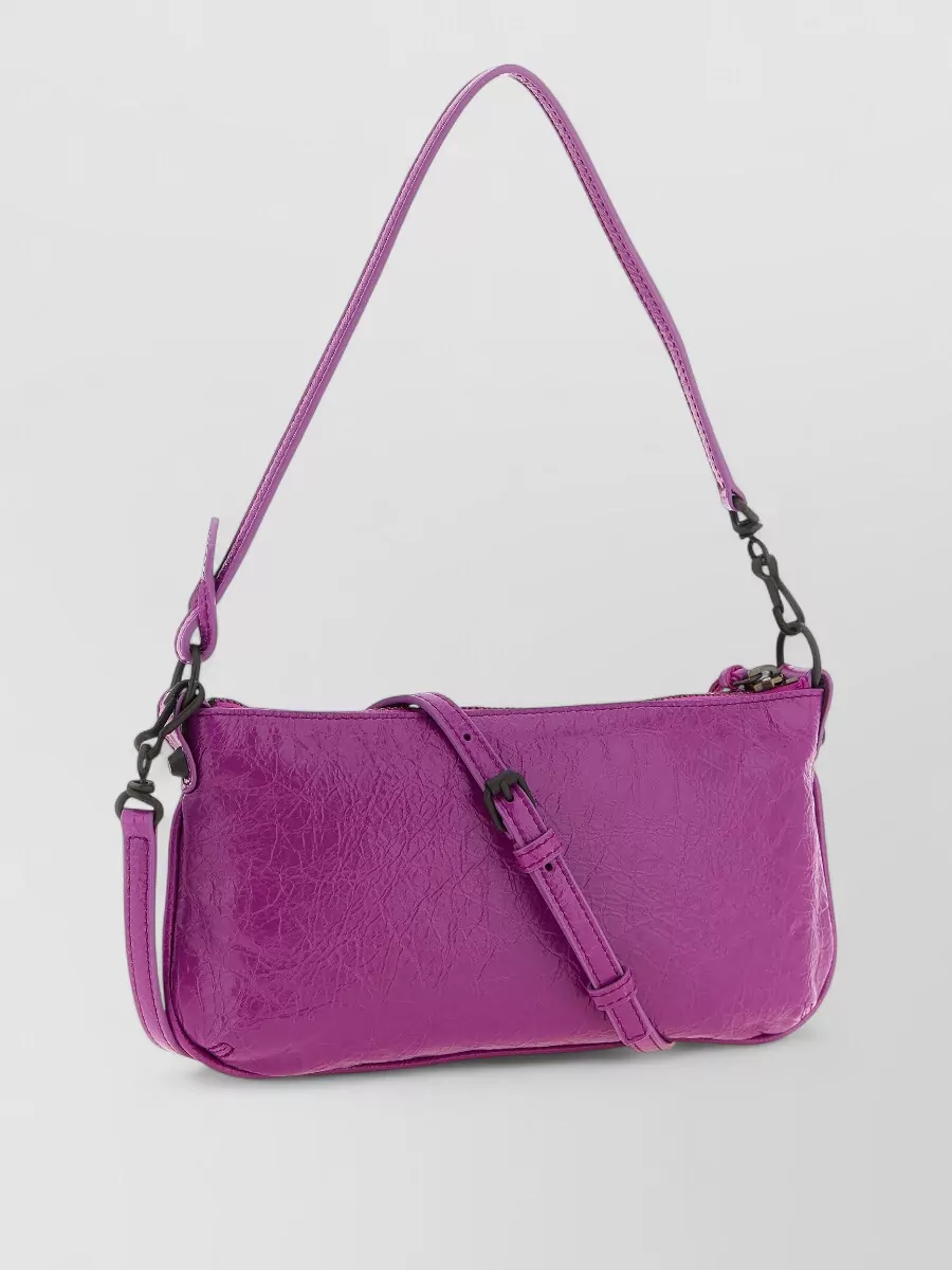 Balenciaga Le City Lamb Leather Shoulder Bag