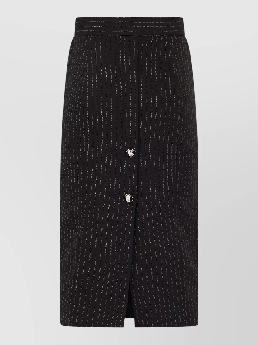 Elisabetta Franchi virgin wool slim-fit midi skirt