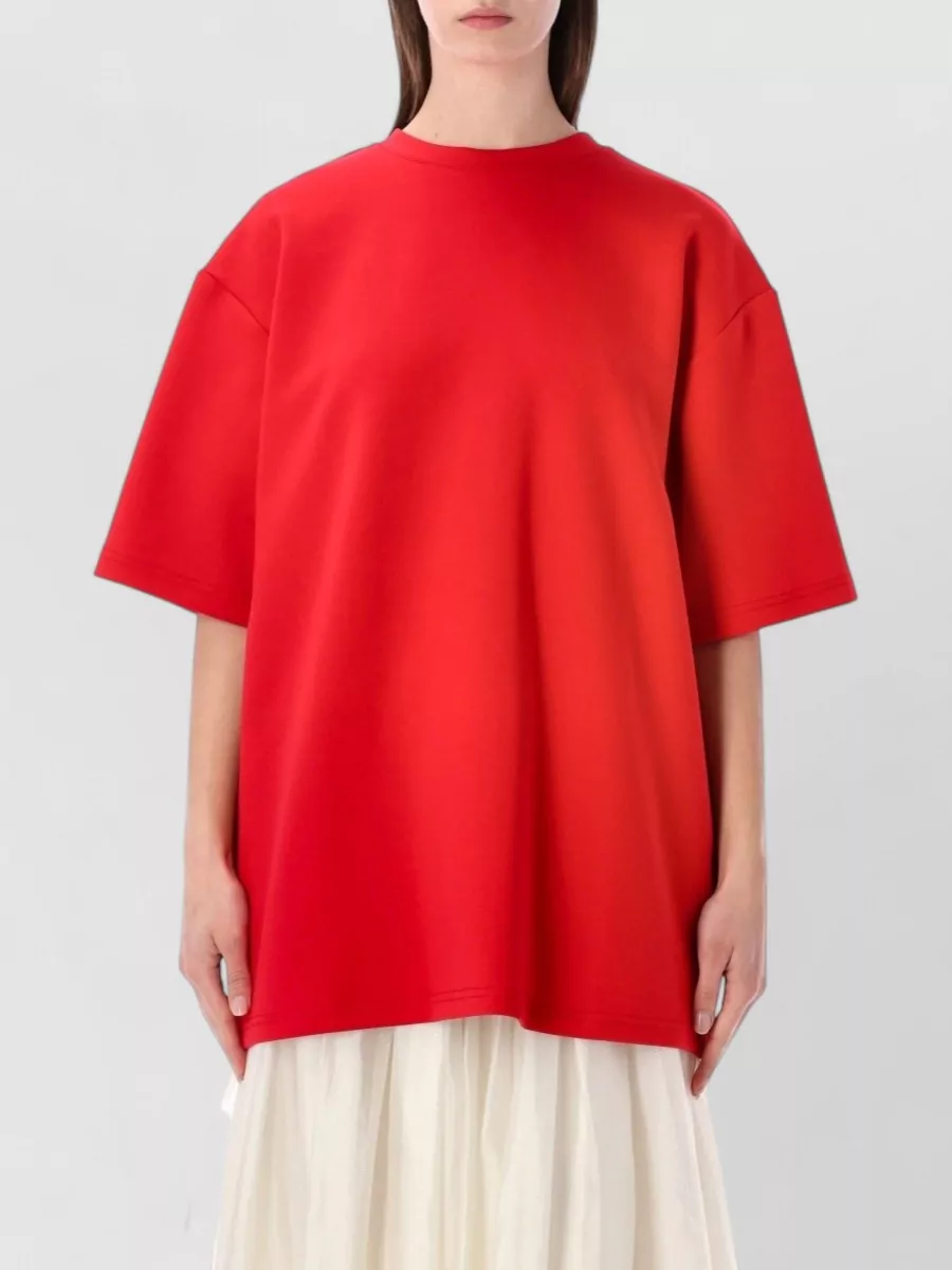 The Garment Cotton Oversized Open Back Short Sleeve T Shirt Dress