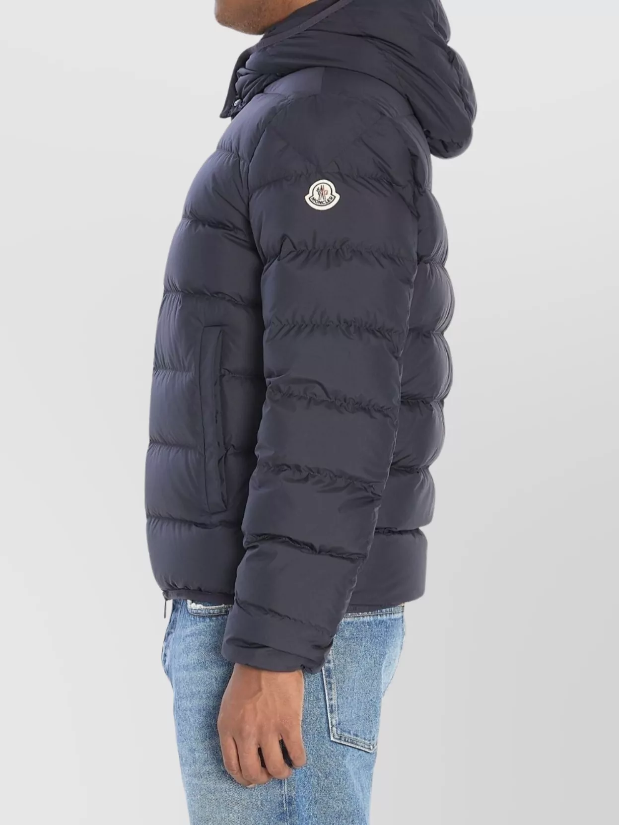 Moncler Hooded Quilted Jacket Side Pockets