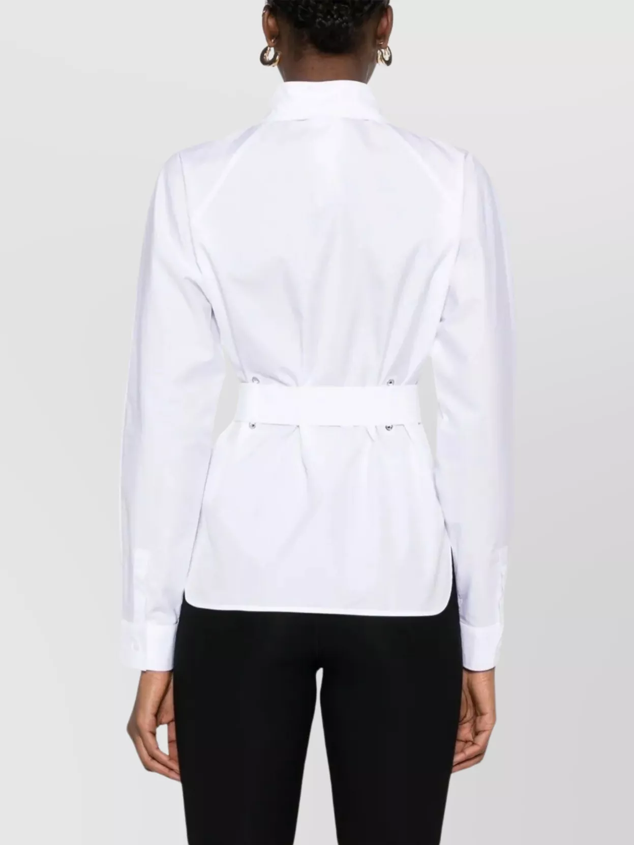 Max Mara Waist Belted Collar Neck Long Sleeves