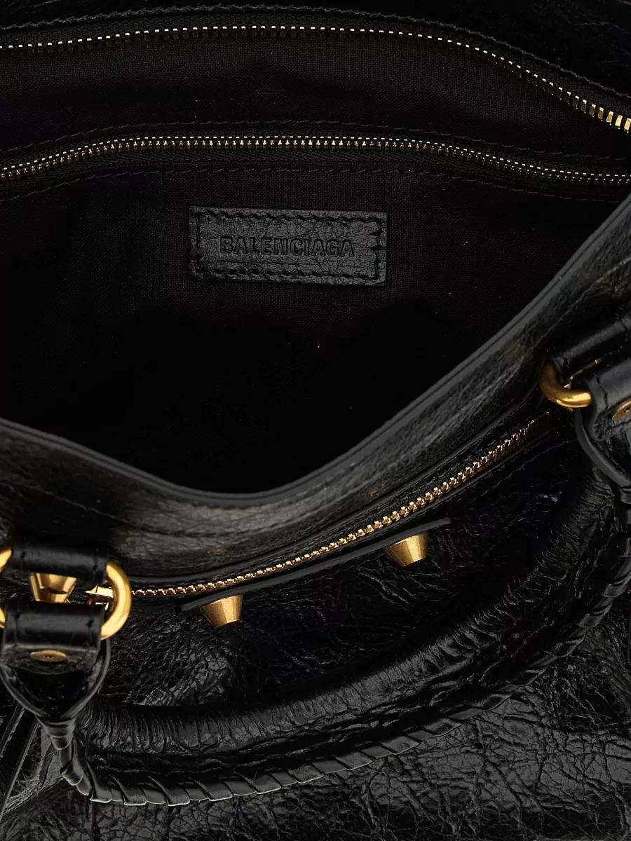 Balenciaga Le City Small Leather Cross-Body Bag