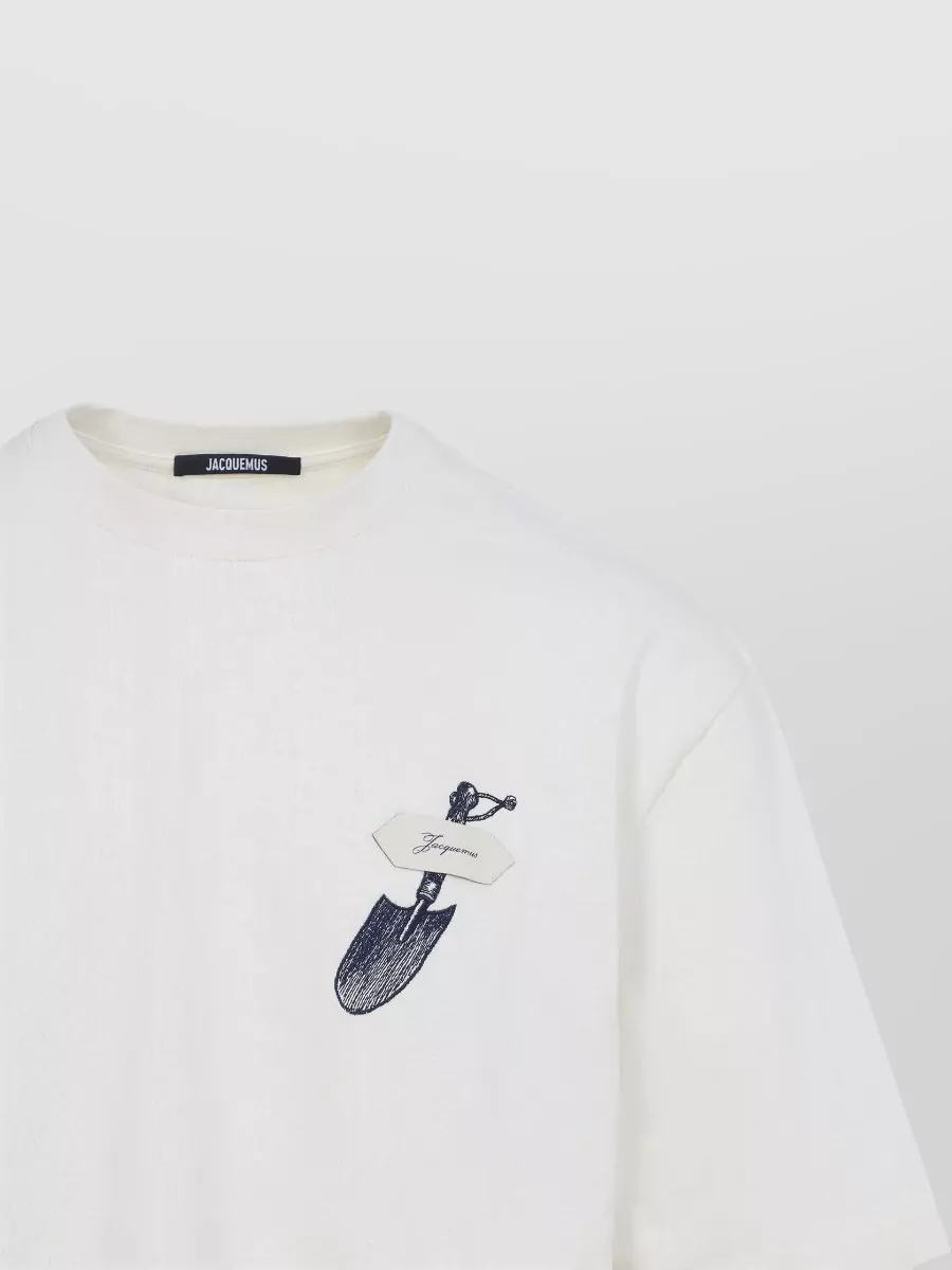 Jacquemus Graphic Print Crew Neck Short Sleeve T-Shirt