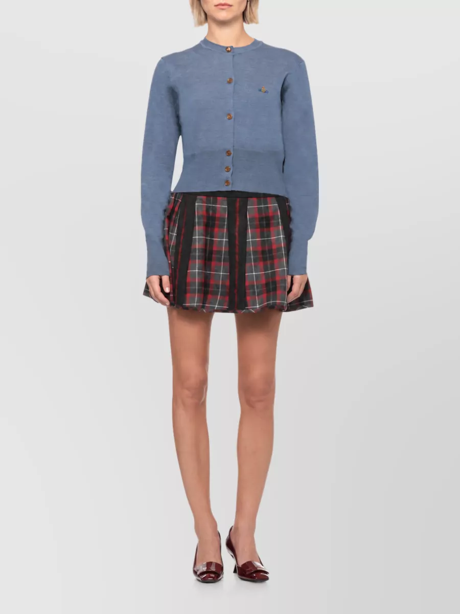 Vivienne Westwood Ribbed Wool Button-Up Cardigan