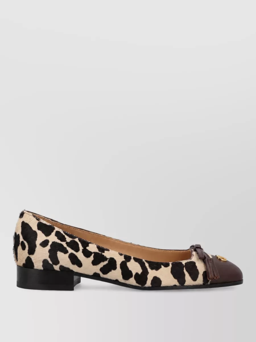 Valentino Garavani Leather Ballerina Flats