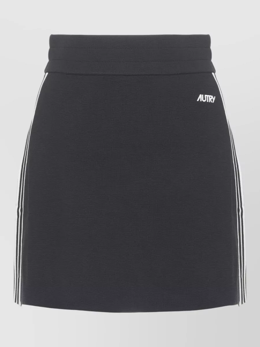 Autry knee-length fitted skirt