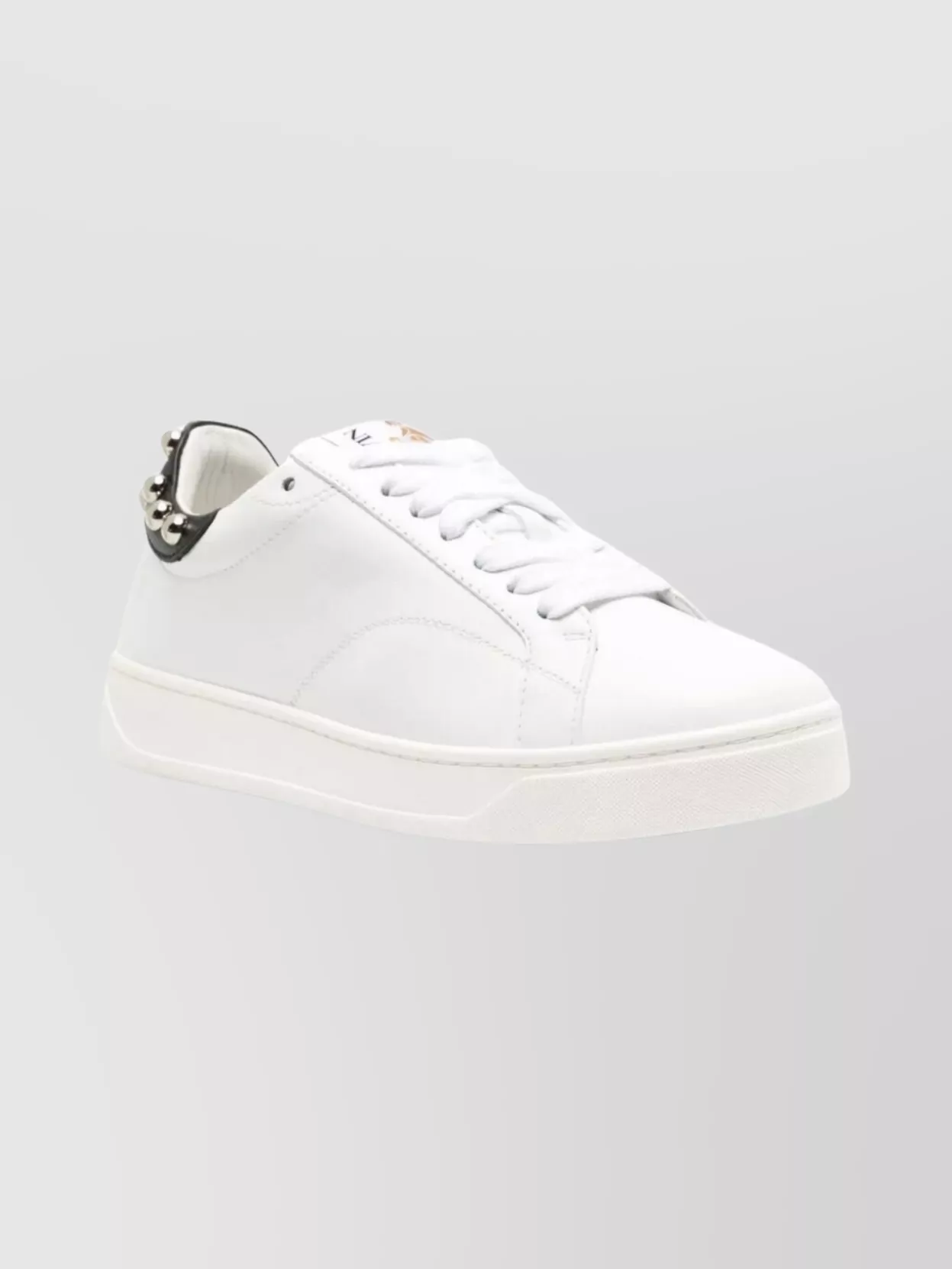 Lanvin Casual Sneakers Featuring Studded Detail In White