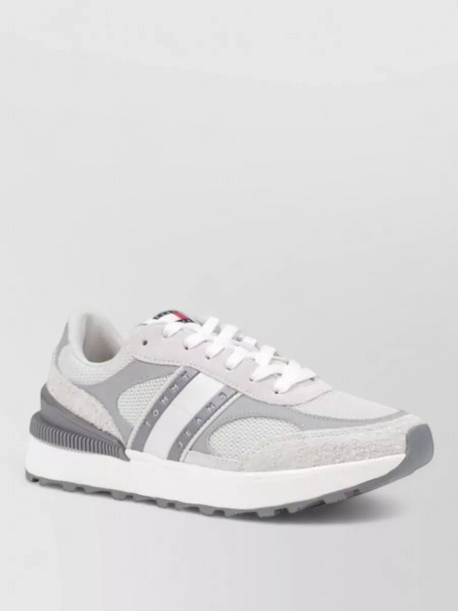 Tommy Hilfiger suede leather low-top sneakers