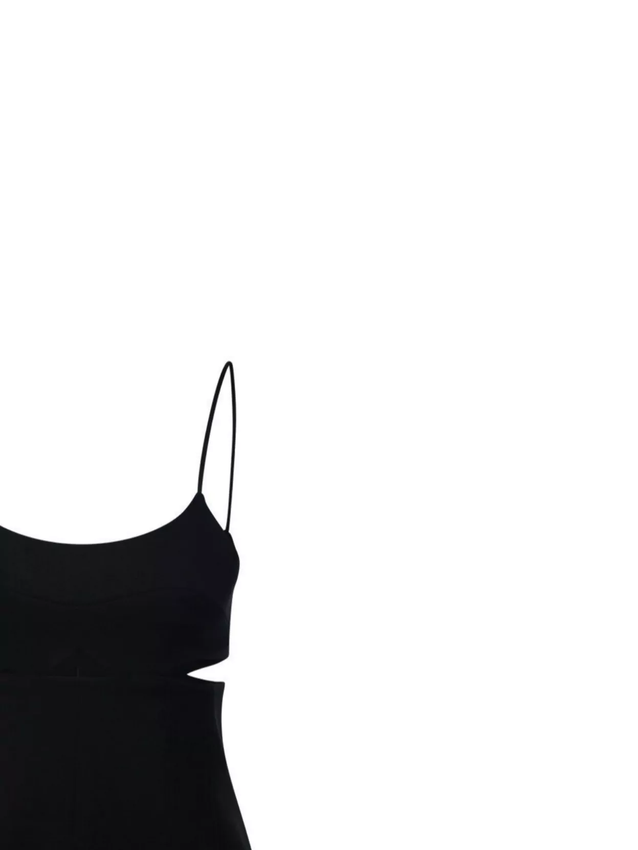 Victoria Beckham Cami Top With Cut-out Design And Spaghetti Straps