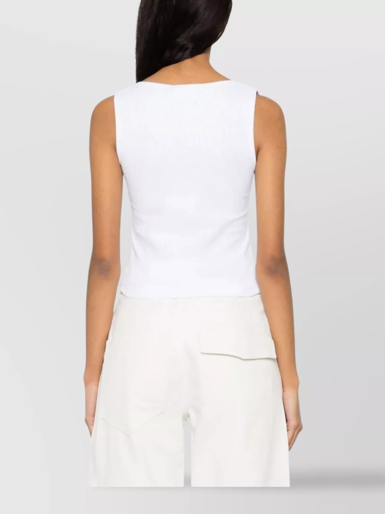 Gcds Sparkle Logo Crop Tank Top