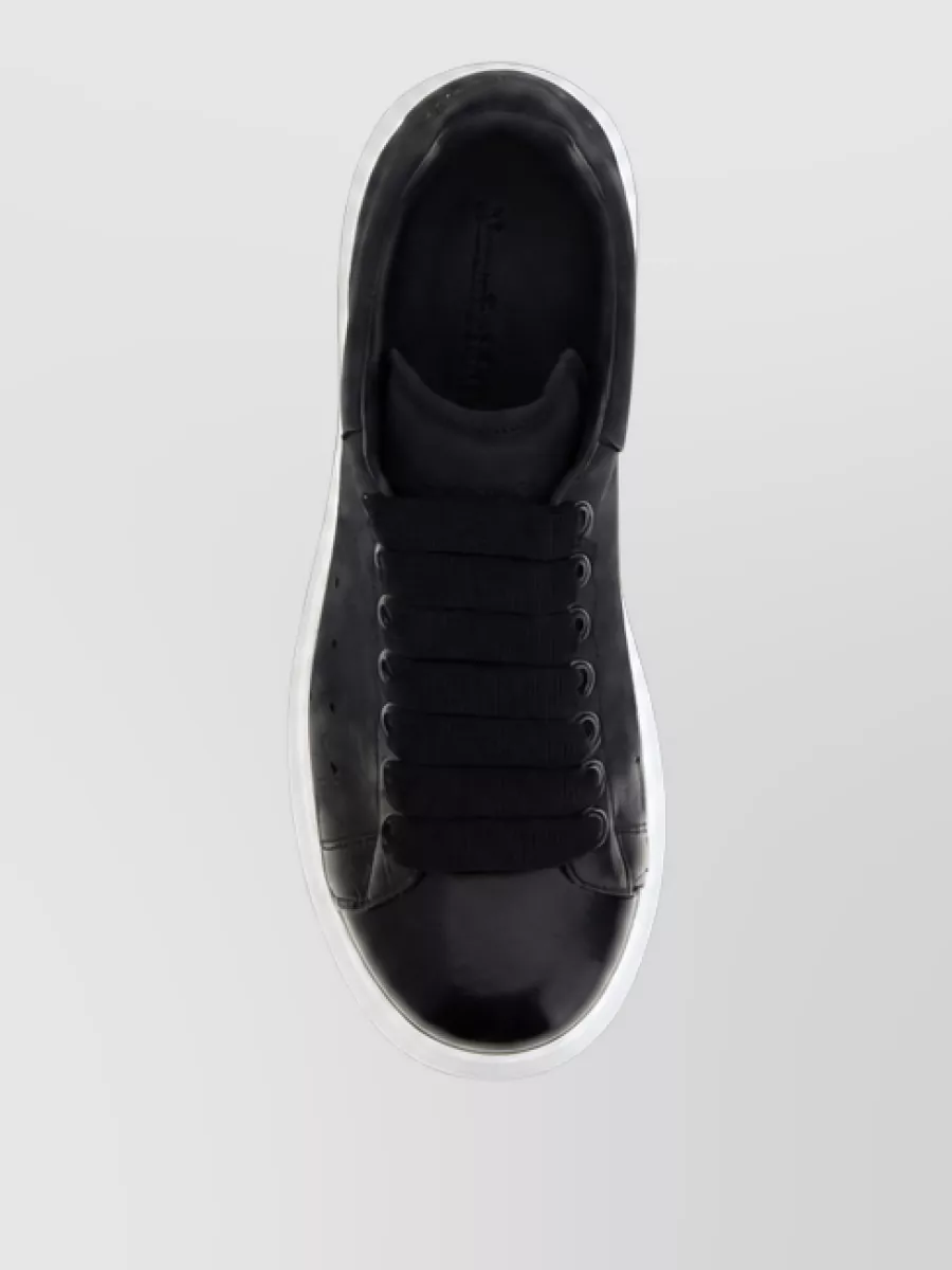 Alexander Mcqueen Leather Chunky Sneakers