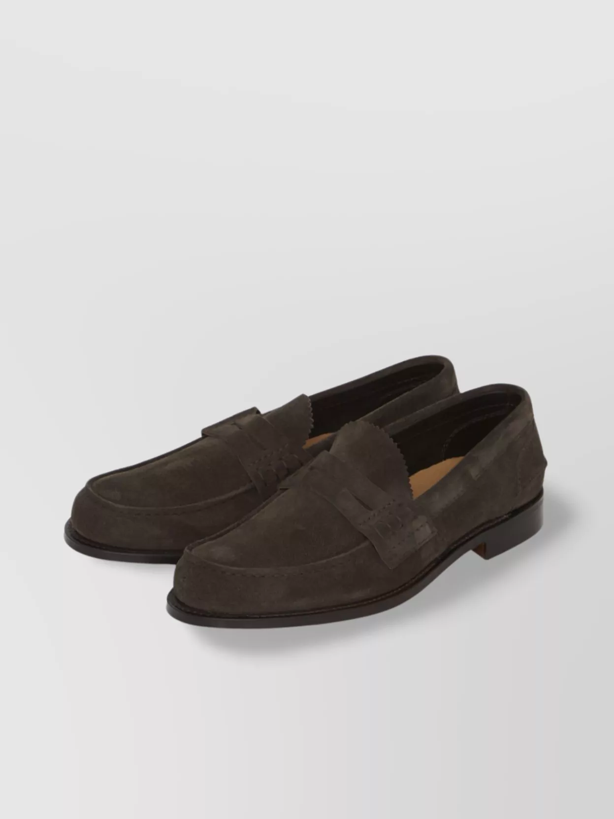 Church's Suede Loafers G Fit Goodyear Construction