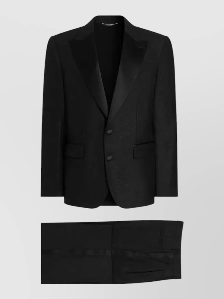 Dolce&Gabbana Silk Linen Two Piece Tuxedo