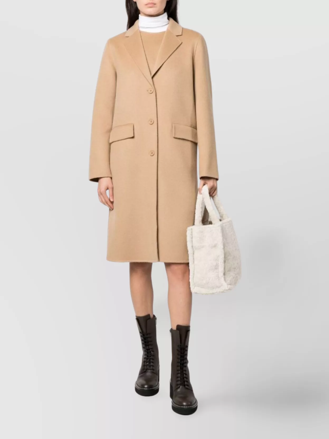 P.a.r.o.s.h Tailored Coat With Notched Lapels And Rear Vent