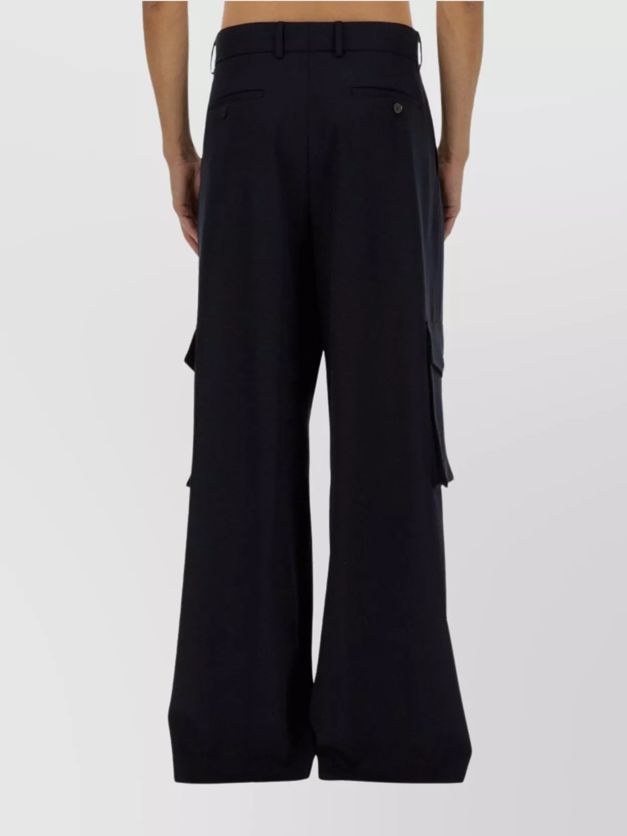 Dries Van Noten Utility Wide-Leg Trousers Featuring Pockets