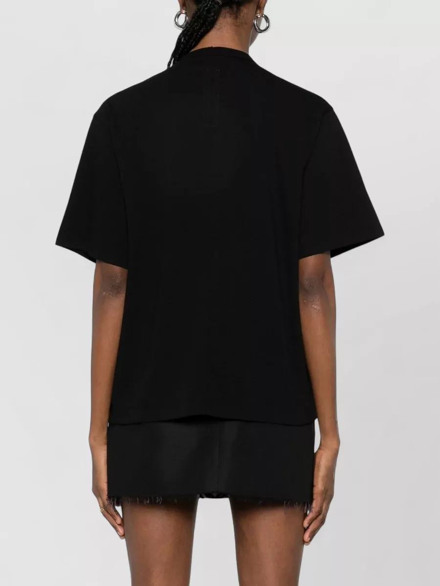 Rick Owens Brad Jersey T Shirt Short Sleeves Crew Neck