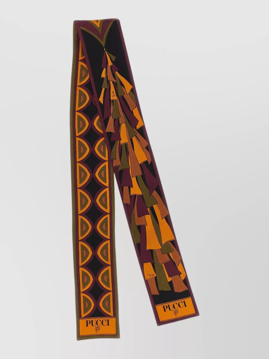 Pucci silk printed scarf