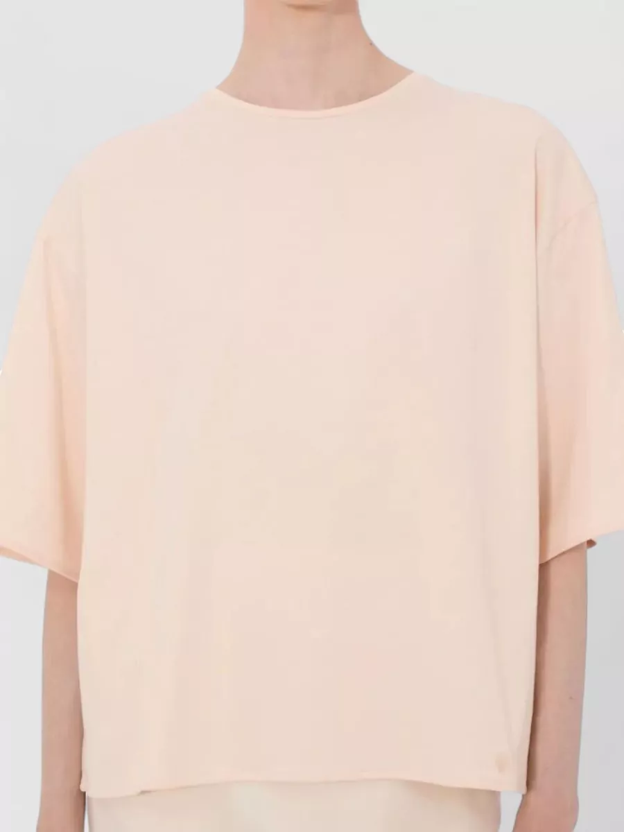 Loulou Studio Osis Relaxed Round Neck T Shirt