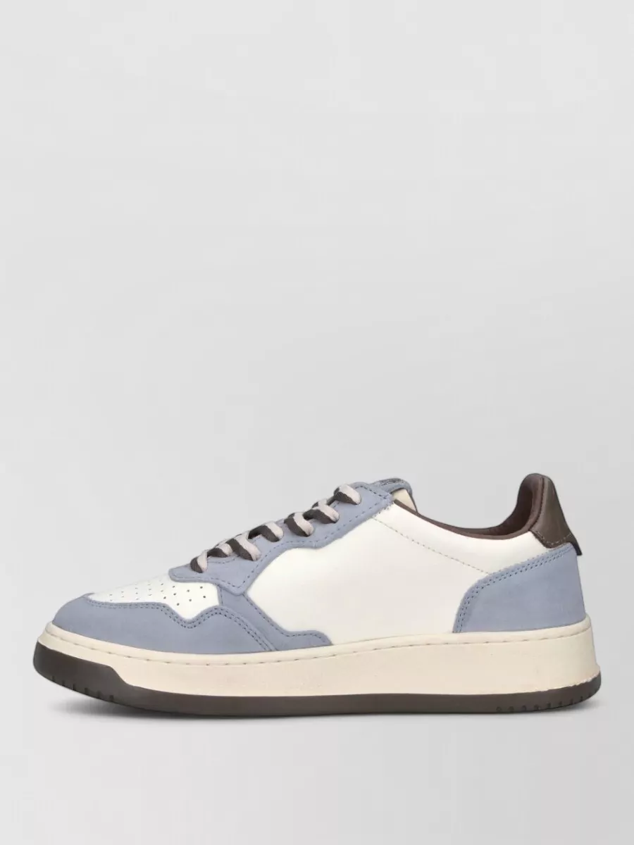 Autry Leather Low Top Lace Up Sneakers