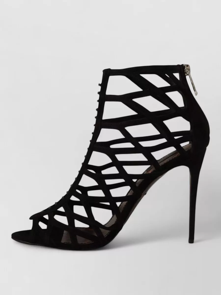 Dolce&Gabbana Suede Leather Cage Sandals