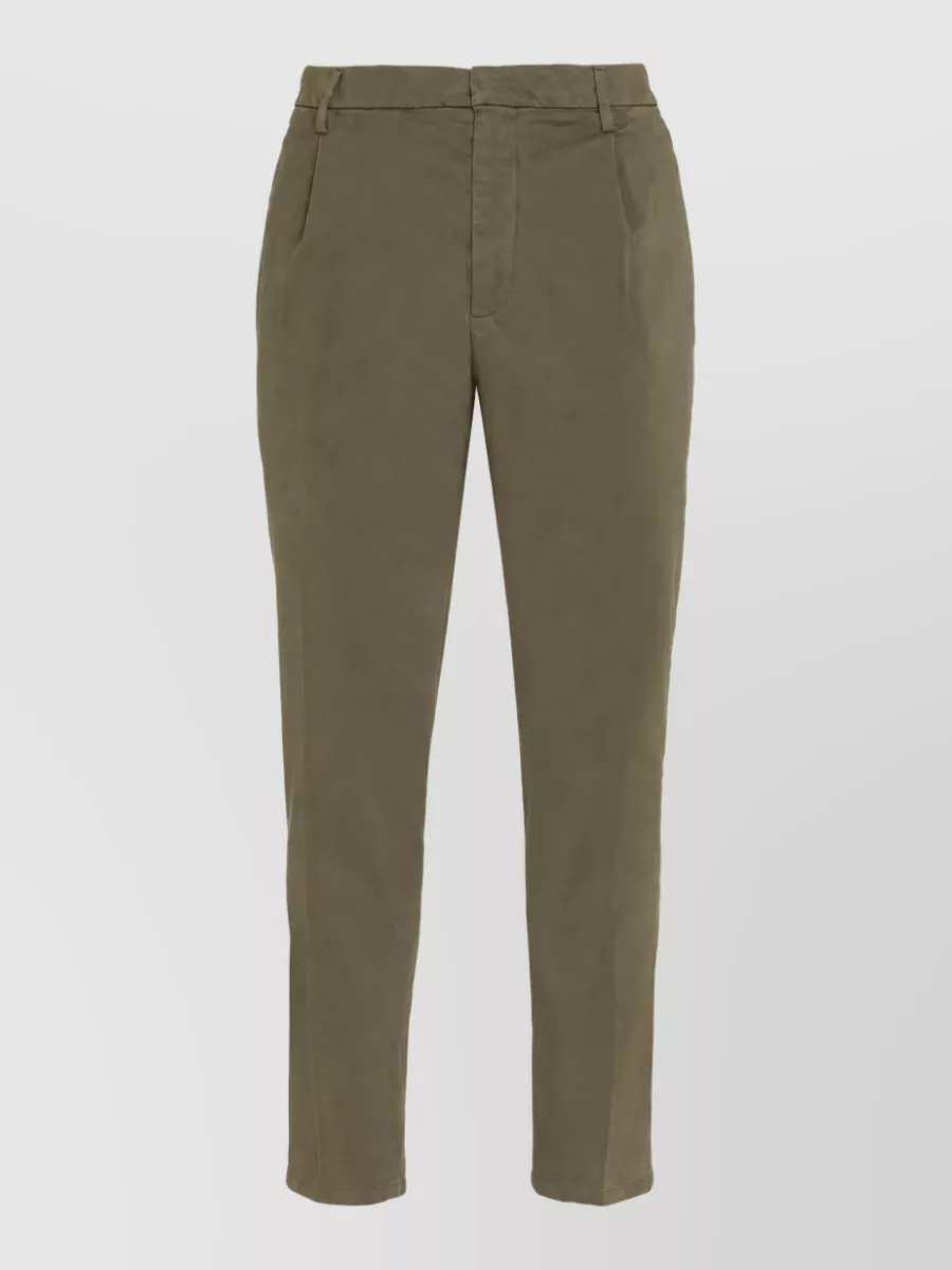 Dondup Cotton straight-leg trousers