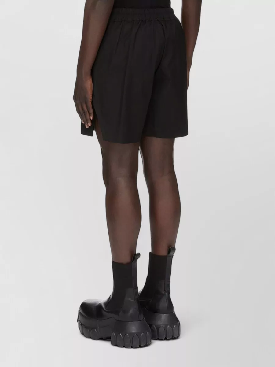 Rick Owens Poplin Above-The-Knee Shorts