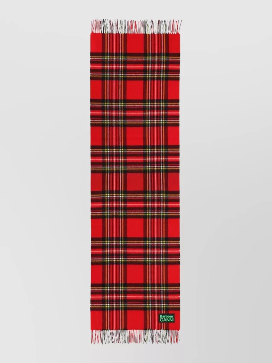 Barbour Tartan Wool Scarf