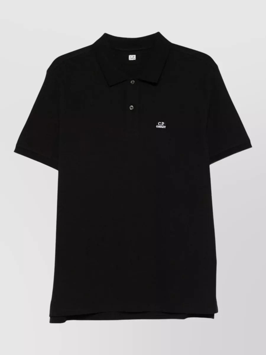 C.P. Company stretch piqué polo shirt