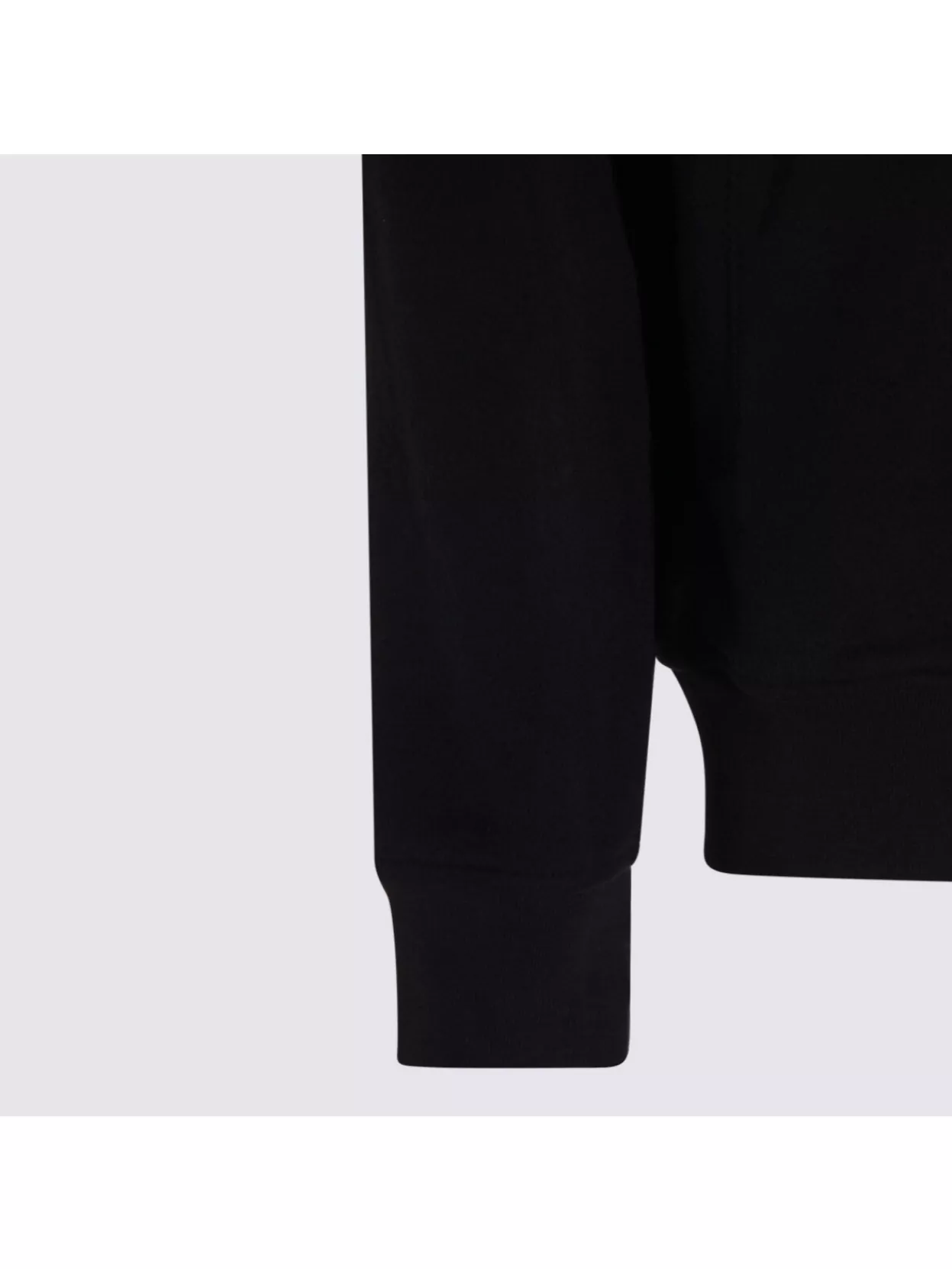 K-way Hooded Sweatshirt With Ribbed Cuffs And Hem In Blue