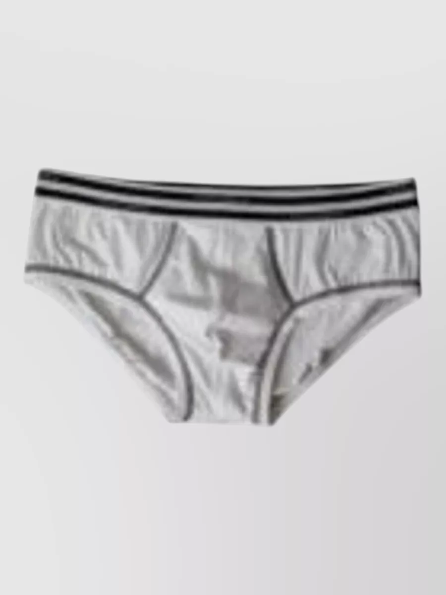 Dolce&Gabbana Floral Print High Waist Briefs