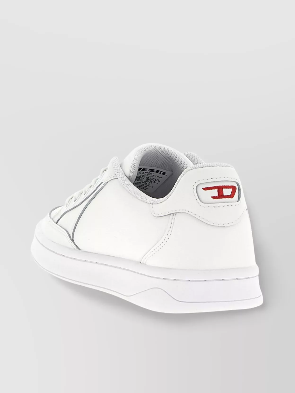 Diesel Low-top Sneakers With Perforated Design And Rubber Sole