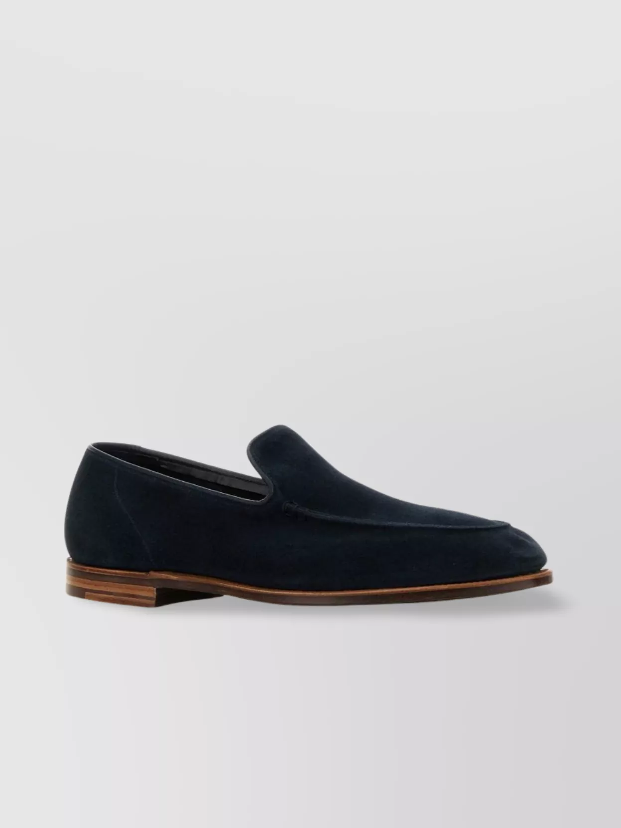 Shop Crockett & Jones Salcombe Loafers Suede Round Toe