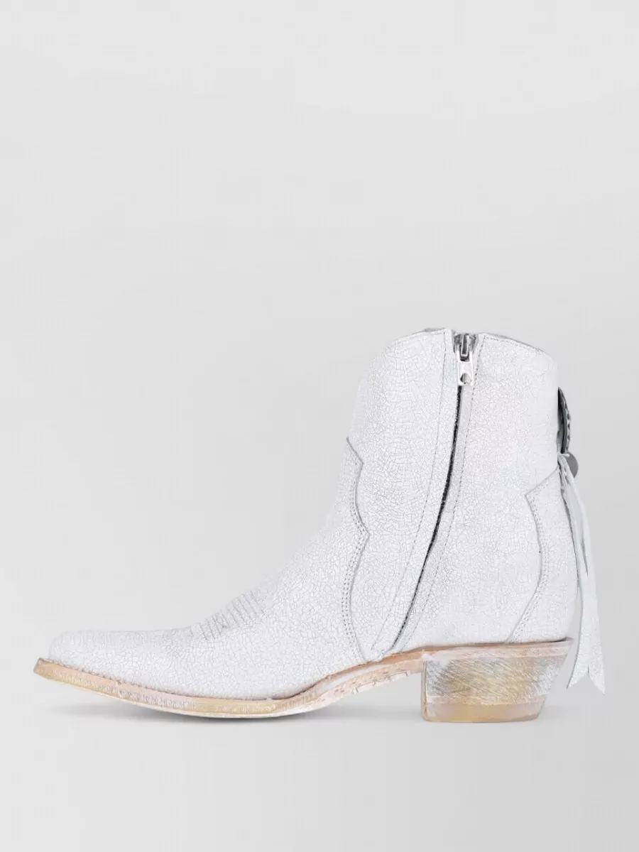 Comme Des Garçons Leather Ankle Boots
