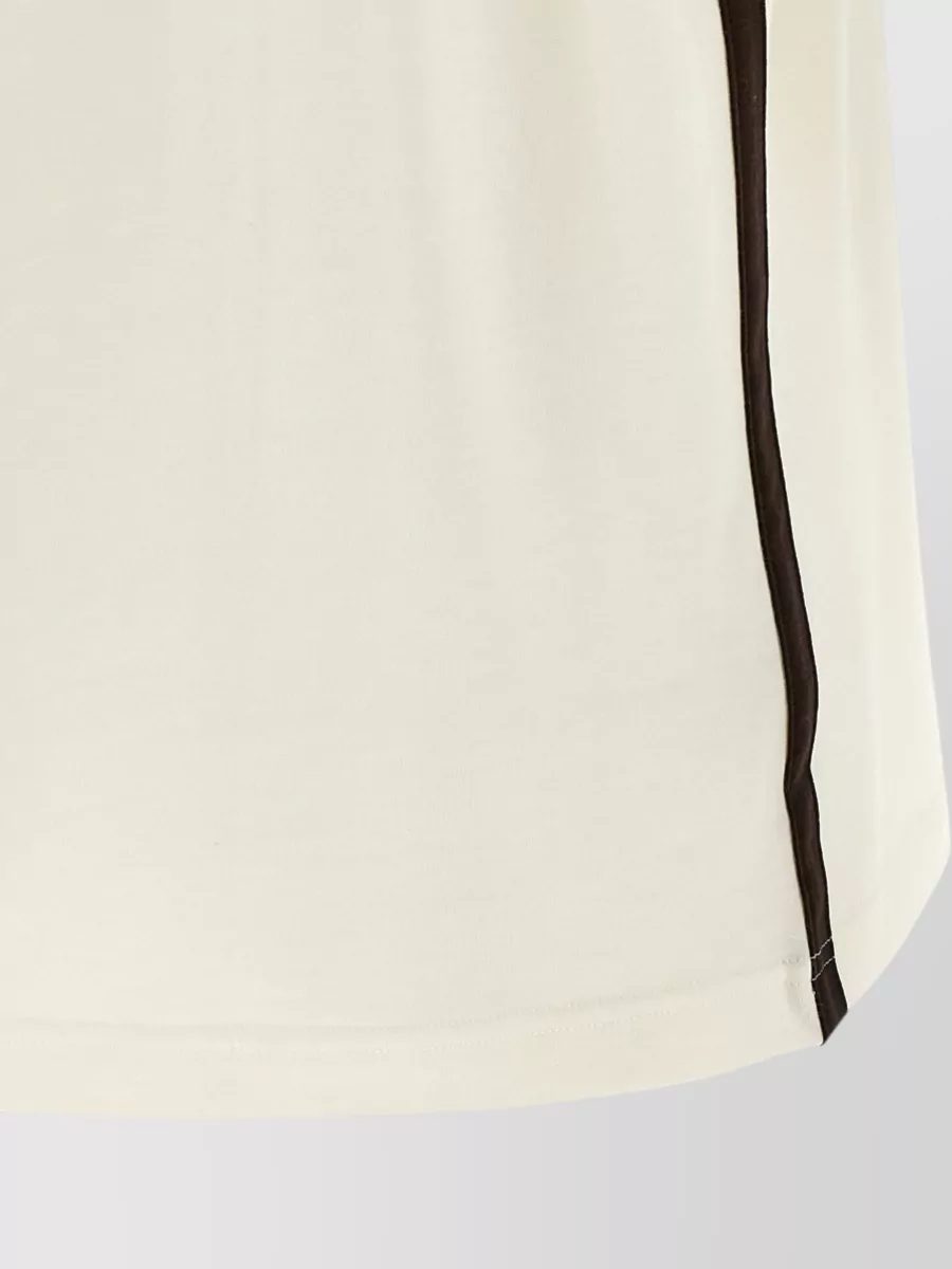 Ferragamo Gancini Crew Neck T Shirt Pocket Trim