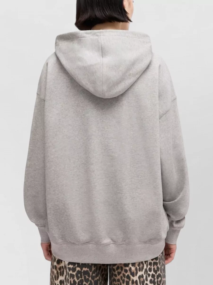 Ganni Graphic-Print Hoodie
