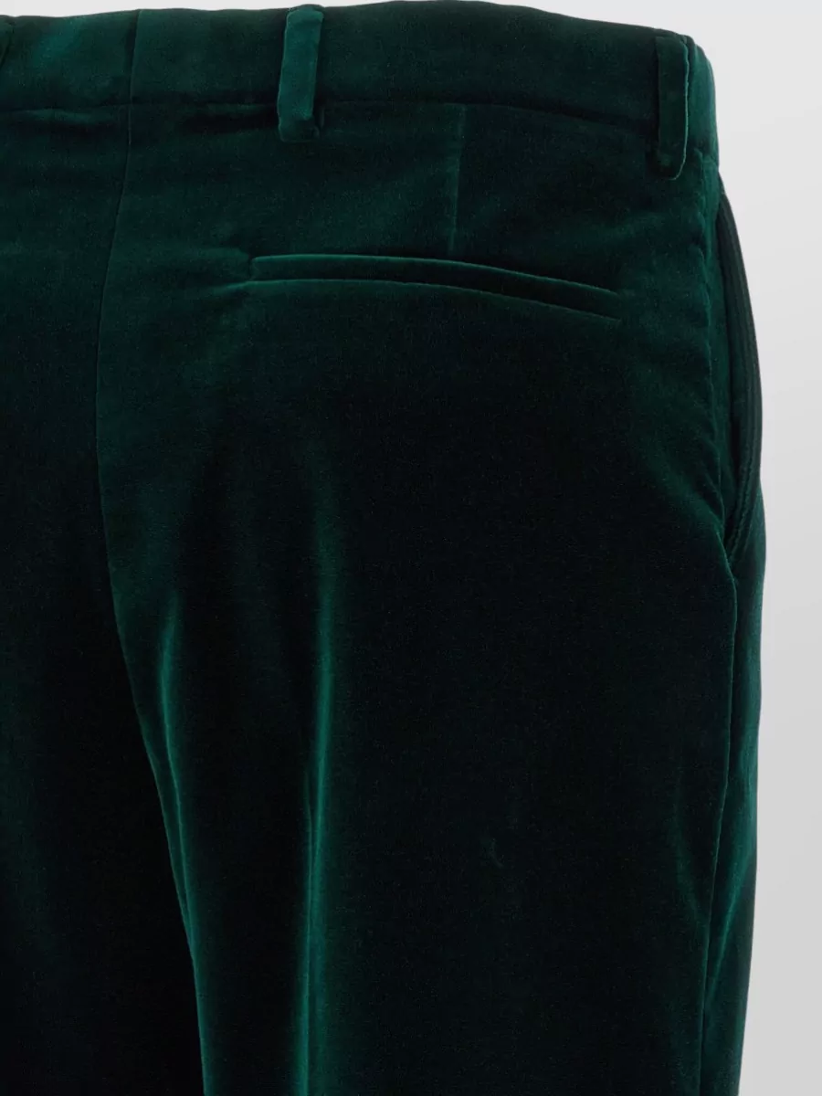 Gucci Tailored Velvet Trousers Featuring Belt Loops