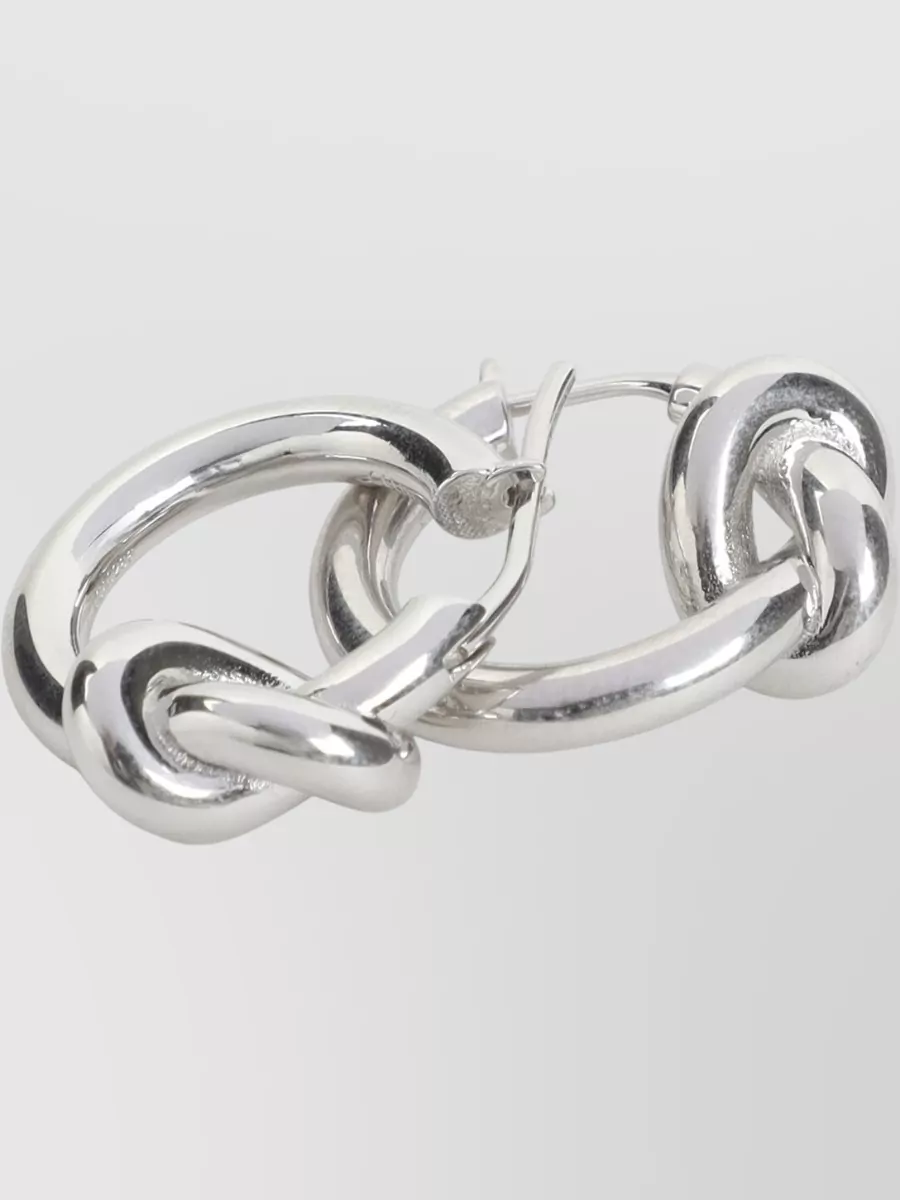 Celine Knot Hoop Earrings