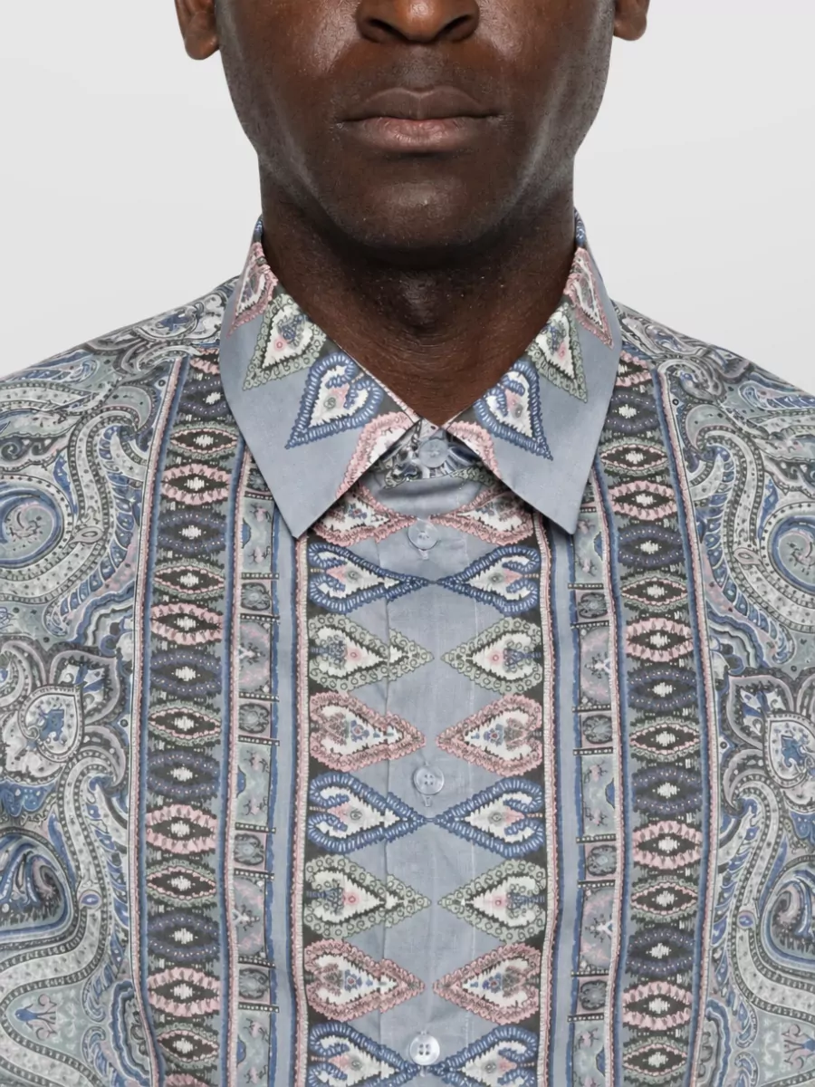 Etro Cotton Short Sleeve Shirt