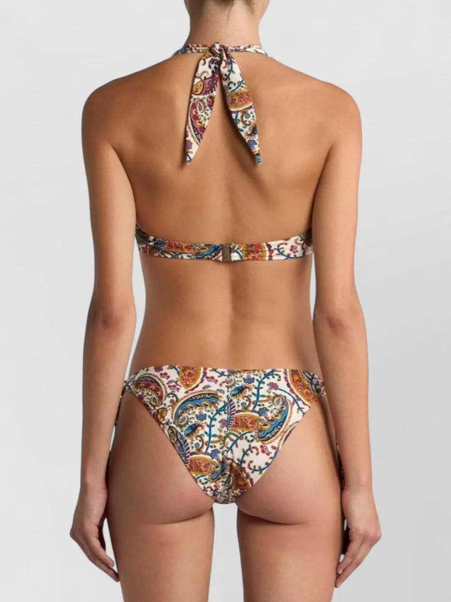 Etro Printed Halterneck Bikini